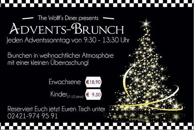 Advents-Brunch von 9:30 – 13:30 Uhr