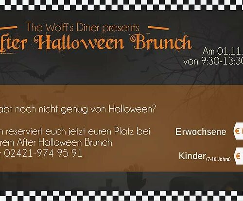 After Halloween Brunch am 01.11.17