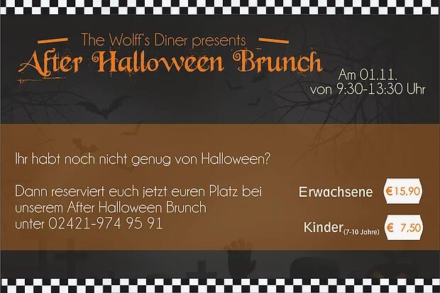 After Halloween Brunch am 01.11.17