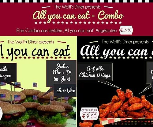 AYCE im Juni! all-you-can-eat Burger & Chicken Wings
