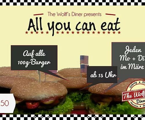 AYCE im März! all-you-can-eat-Burgertag