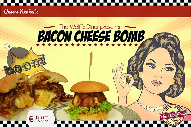 Unsere Neuheit: The Bacon Cheese Bom