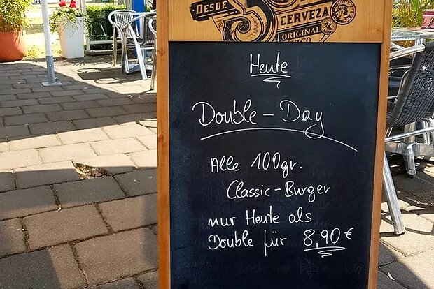 Daily Special: Double Day nur am 21.07.18