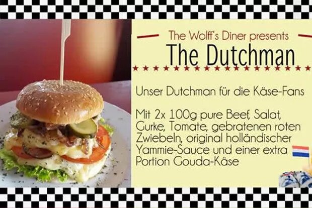 Special – The Dutchman Burger auch im November