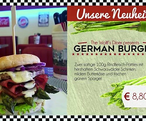 Special - German Burger mit frischem Spargel ab 10.04.17