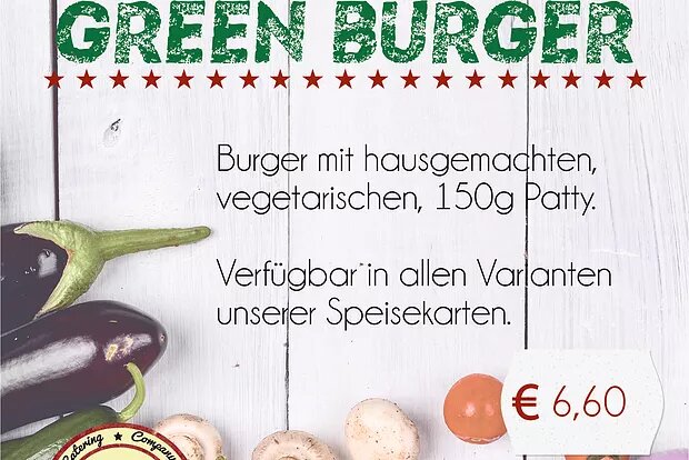 Ab sofort: „Green Burger“