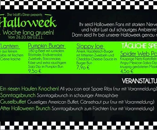 Special: Halloweek Events vom 26. - 01.11.19