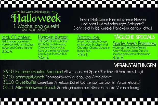 Special: Halloweek 26.10. – 02.11.19