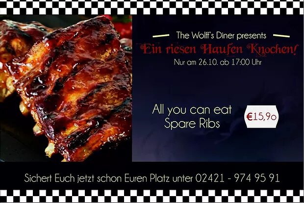 Special: Halloweek Spare Ribs am 26.10.19