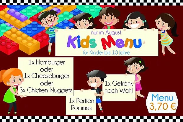 New: Seit August und auch weiterhin! Das KIDS MENU