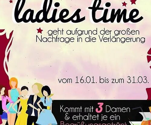 Ladies Time von 16.01. - 31.03.17