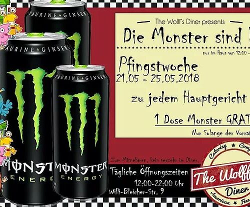 Die Monster sind los - Pfingstwoche 21. - 25.05.18