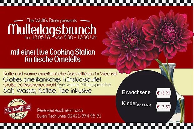 Muttertags-Brunch 13.05.18