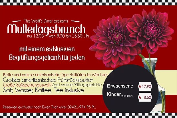 Muttertagsbrunch am 12.5.19