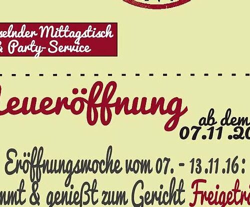 Eröffnungswochen-Special