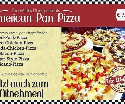 Original American Pan Pizza - auch zum Mitnehmen