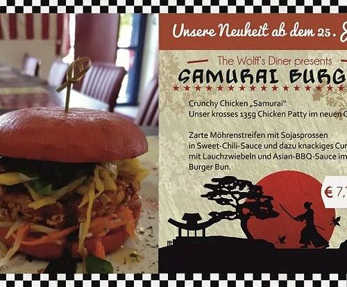 Special - Samurai Burger ab 26.06.17 bis 31.07.17
