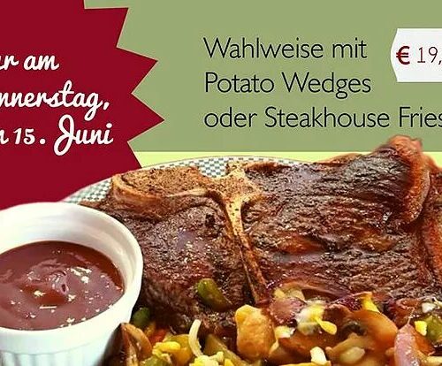 Chefkoch empfielt: Nur am 15.06.17 T-Bone Steak