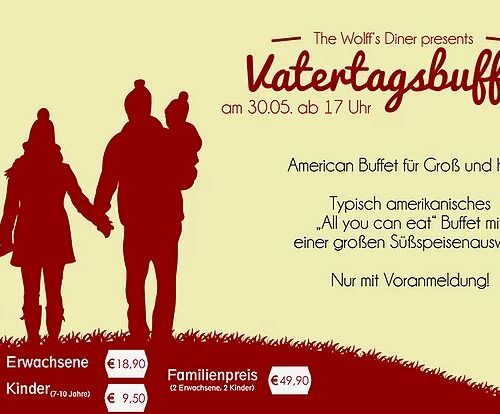 Vatertagsbuffet am 30.5.19