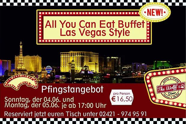 Special – Nur am 04. & 05.06.17 Classic All American Buffet