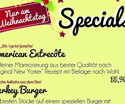 Special Xmas nur am 26.12.16