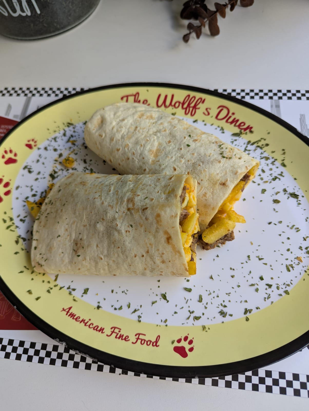 September Special Cheeseburger-rito