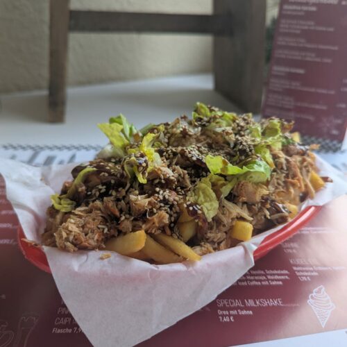 Loaded Pulled Chicken Fries