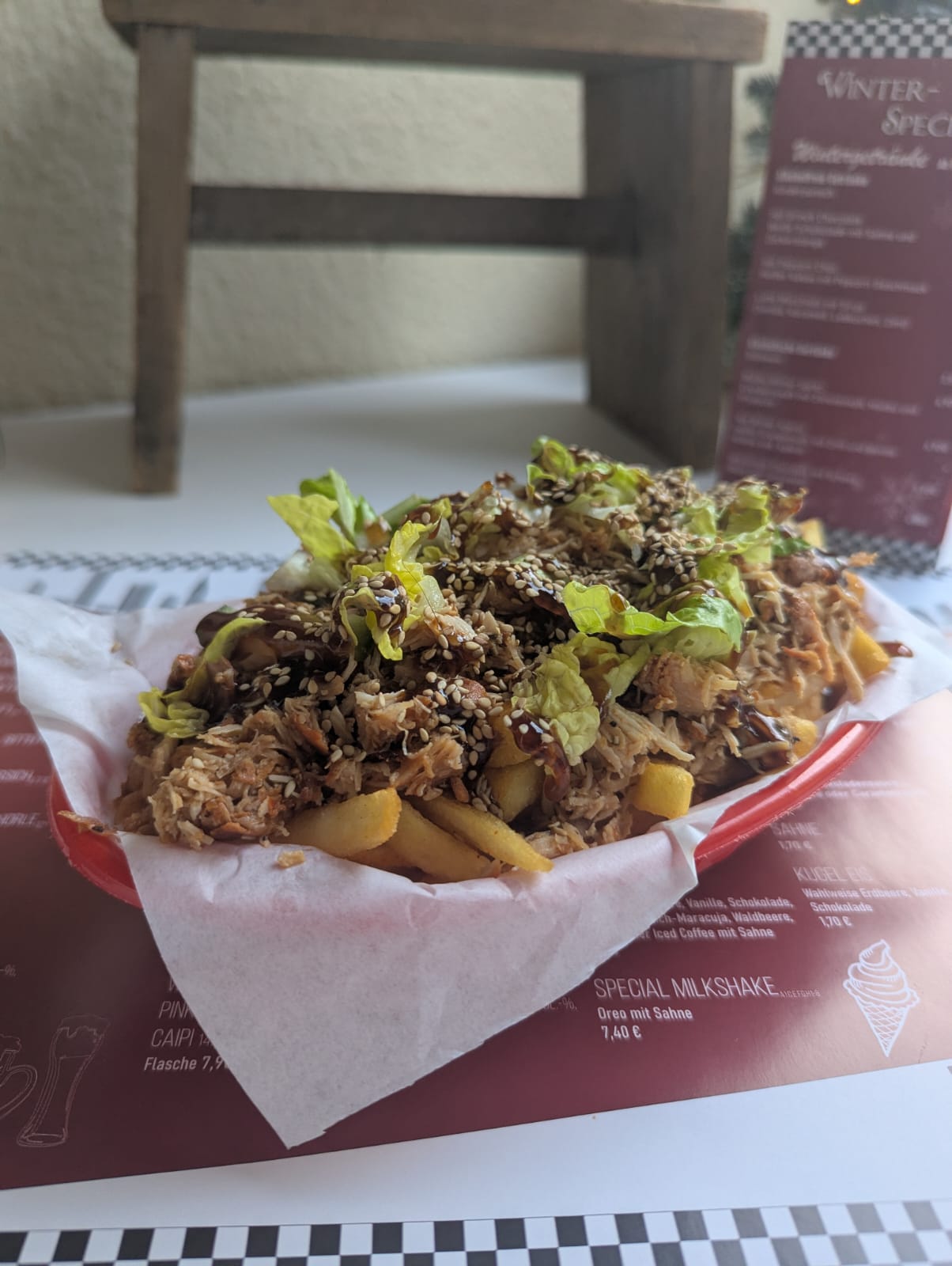 Loaded Pulled Chicken Fries